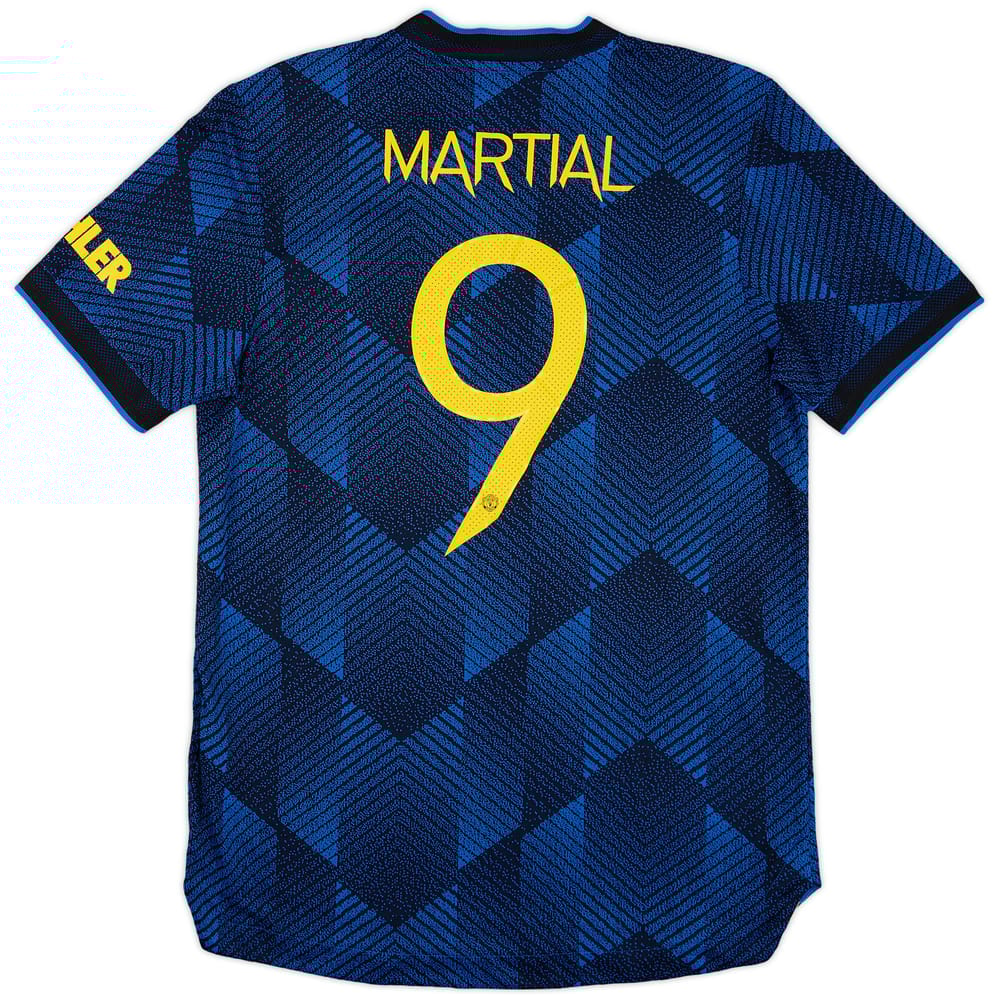 2021-22 Manchester United Authentic Third Shirt Martial #9 - 9/10 - (L)