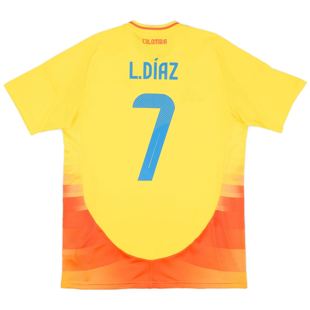 2024-25 Colombia Home Shirt L.Diaz #7