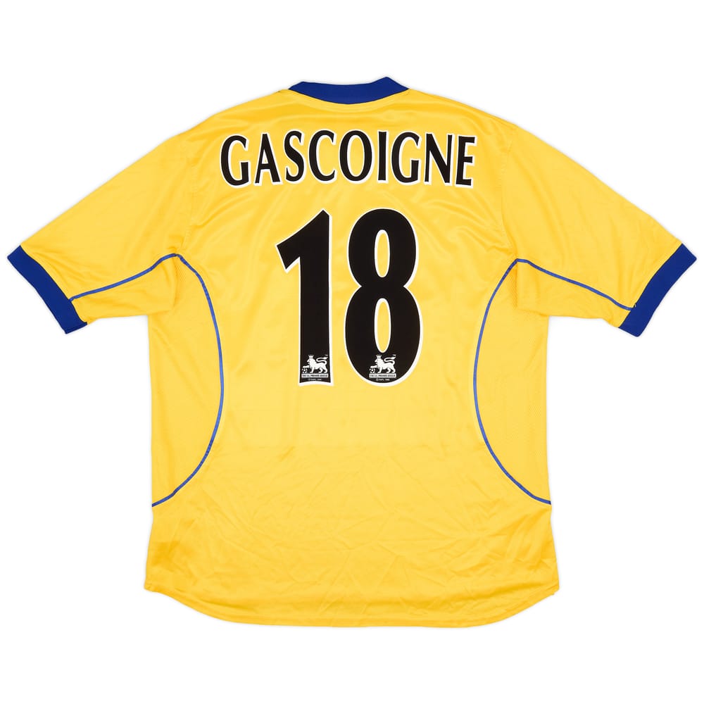 2000-01 Everton Away Shirt Gascoigne #18 - 6/10 - (L)