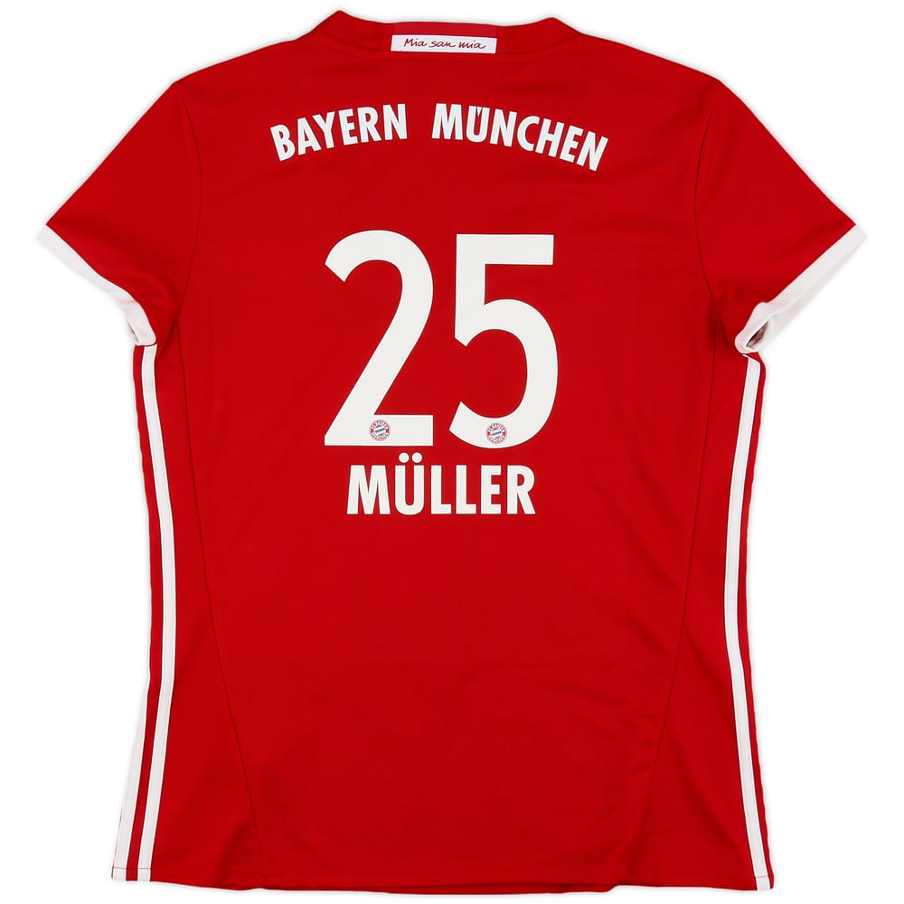 2016-17 Bayern Munich Home Shirt Muller #25 - 9/10 - (Women's XL)