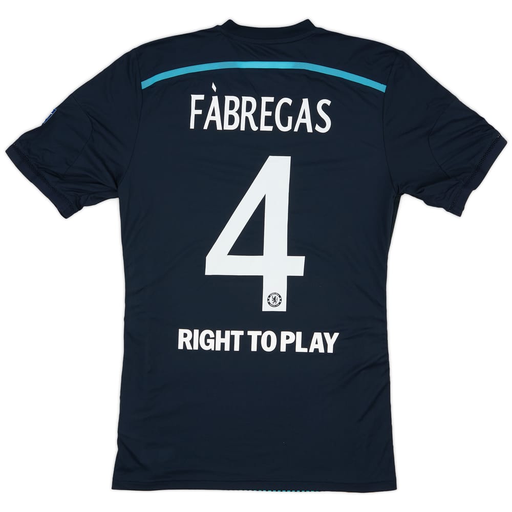 2014-15 Chelsea Player Issue Champions League Third Shirt Fabregas #4