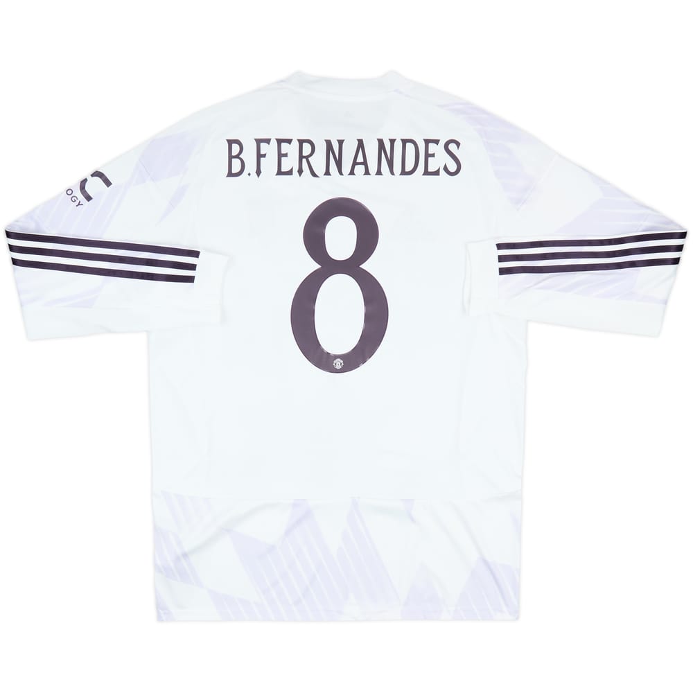 2025-26 Manchester United Away L/S Shirt B.Fernandes #8