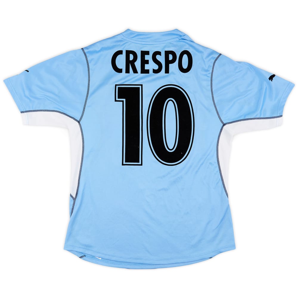 2001-02 Lazio Home Shirt Crespo #10 - 8/10 - (L)