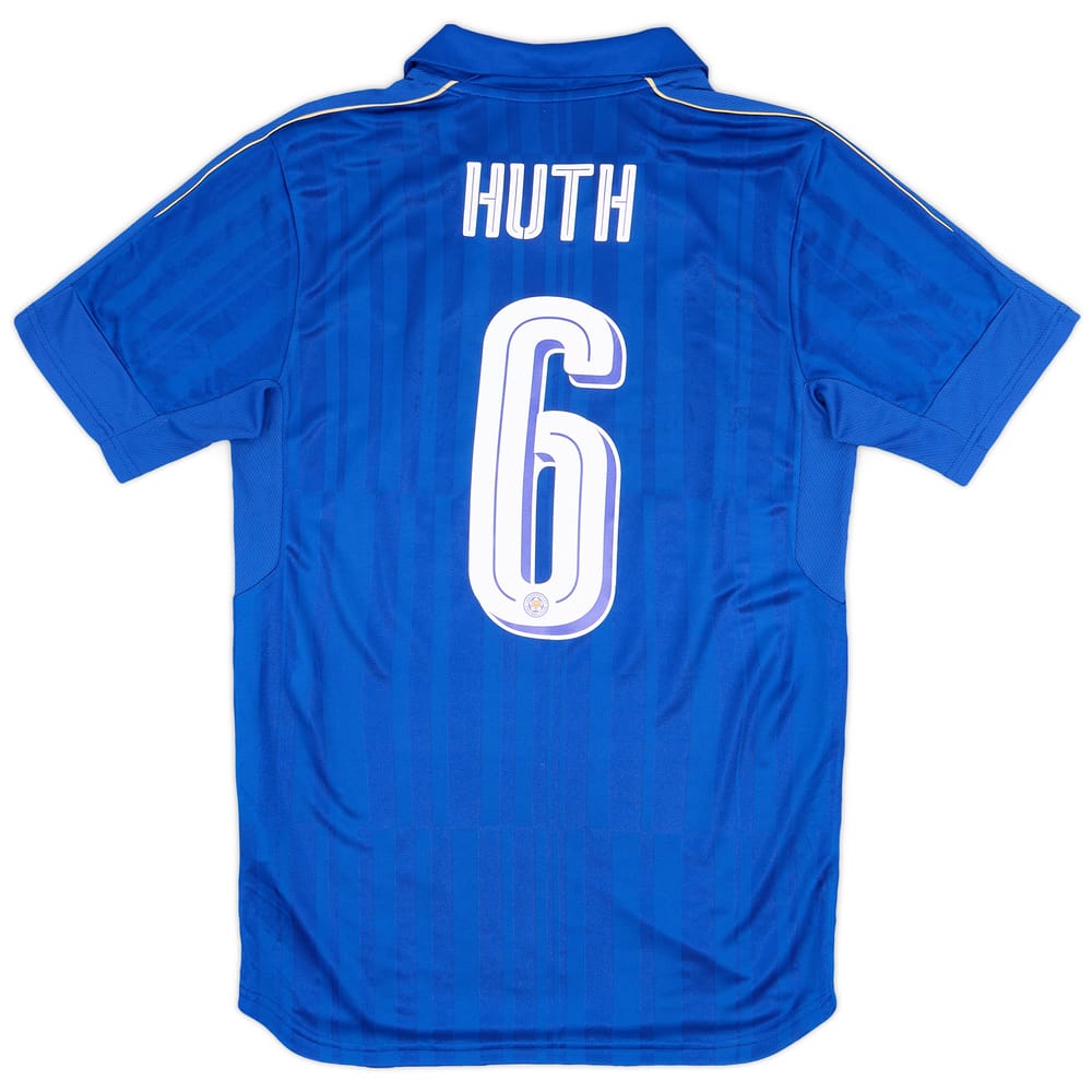 2016-17 Leicester Home Shirt Huth #6 - 8/10 - (S)
