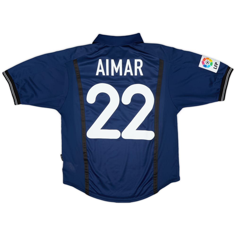 2000-01 Valencia Away Shirt Aimar #22 - 6/10 - (M)