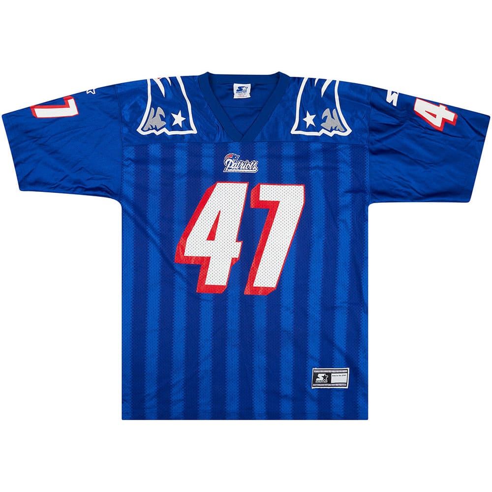 1998 New England Patriots Edwards #47 Starter Jersey (Home) XL