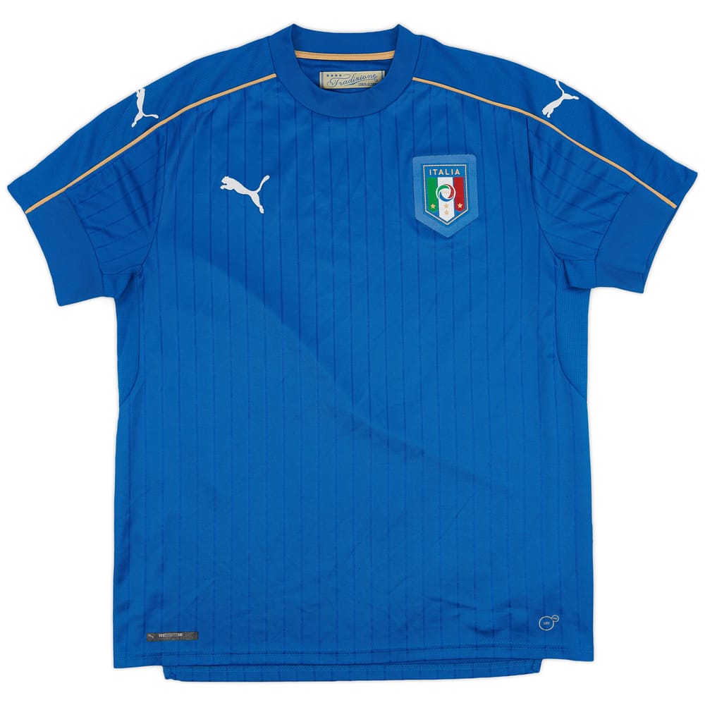 2016-17 Italy Home Shirt - 8/10 - (L)