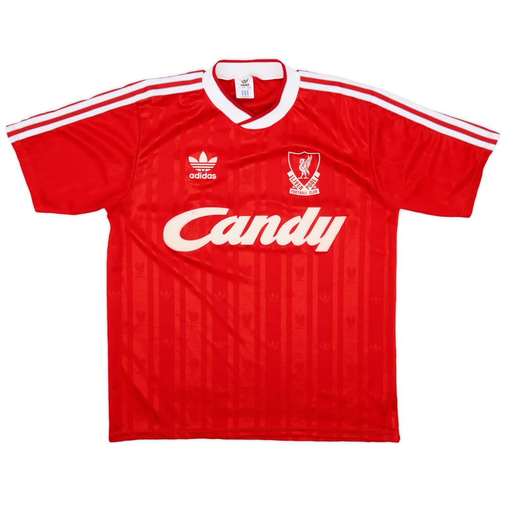 1988-89 Liverpool Home Shirt - 8/10 - (XL)