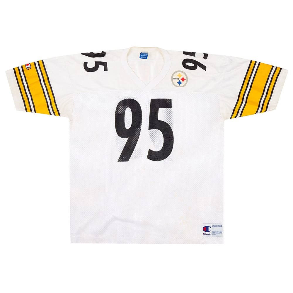 1997 Pittsburgh Steelers Lloyd #95 Champion Jersey (Away) XL