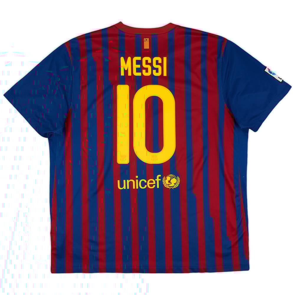 2011-12 Barcelona Home Shirt Messi #10 - 8/10 - (XXL)