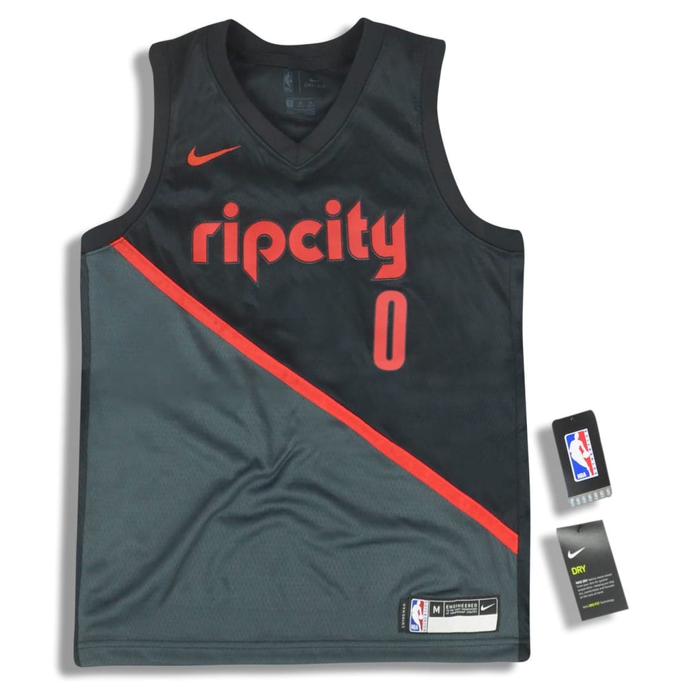 2018-19 Portland Trail Blazers Lillard #0 Nike Swingman Jersey (Alternate) Y - W/Tags