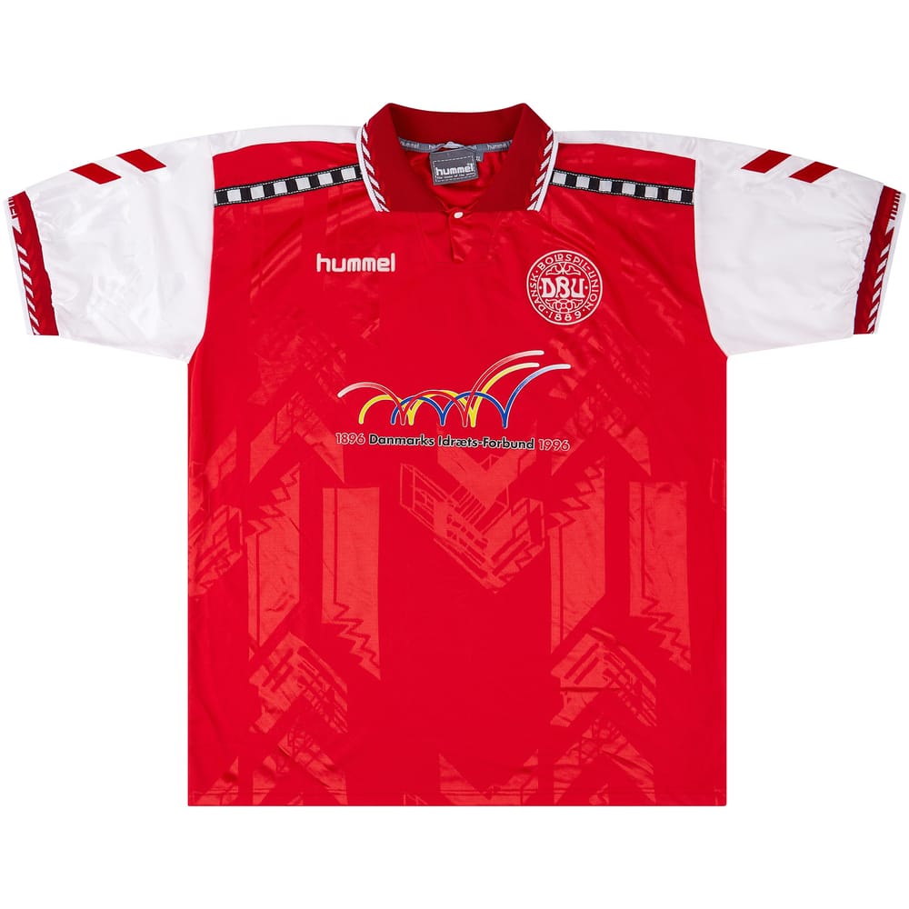 1996-98 Denmark Match Issue Home Shirt #2