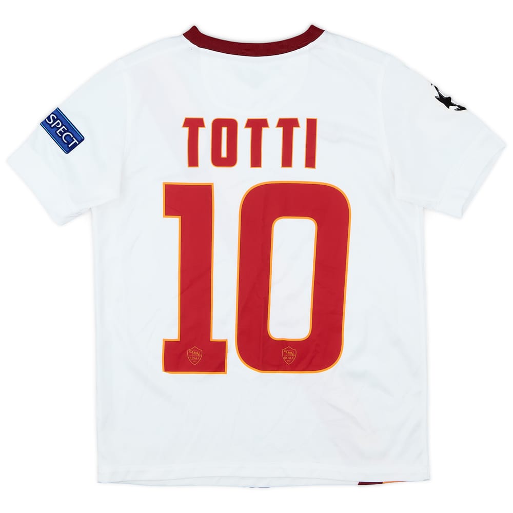 2014-15 Roma Away Shirt Totti #10 - 8/10 - (M.Boys)