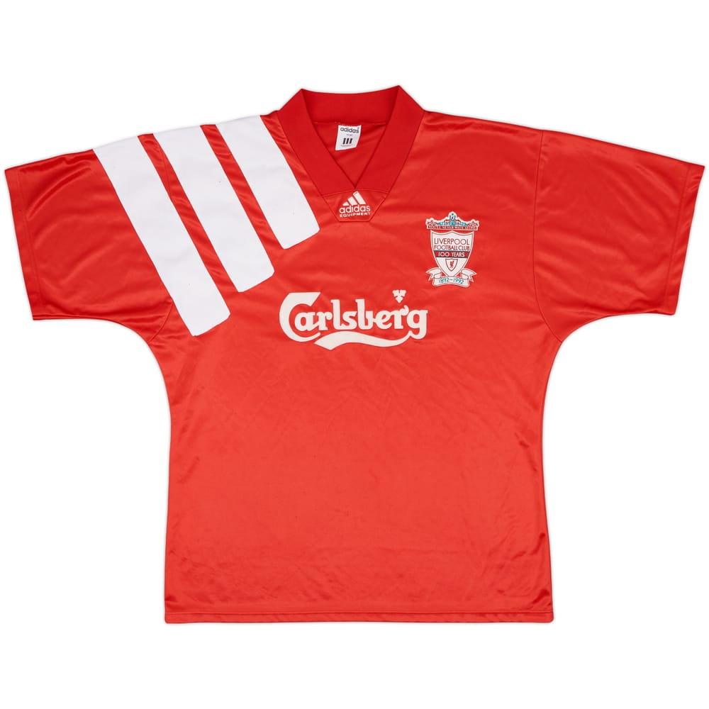 1992-93 Liverpool Centenary Home Shirt - 8/10 - (L/XL)