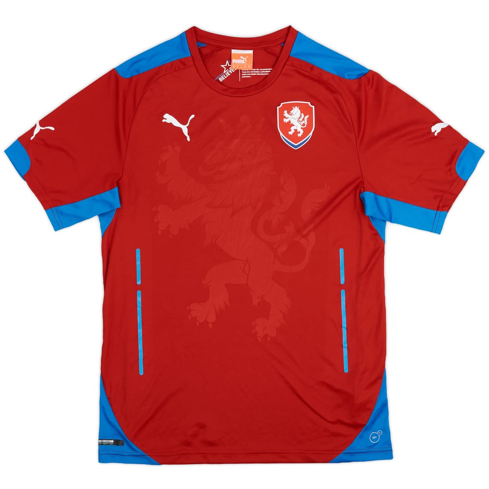 2014-15 Czech Republic Home Shirt - 9/10 - (M)