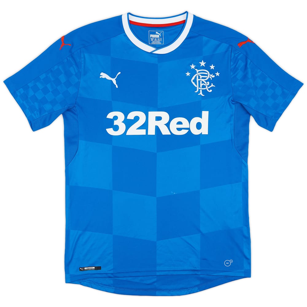 2016-18 Rangers Home Shirt - 8/10 - (M)