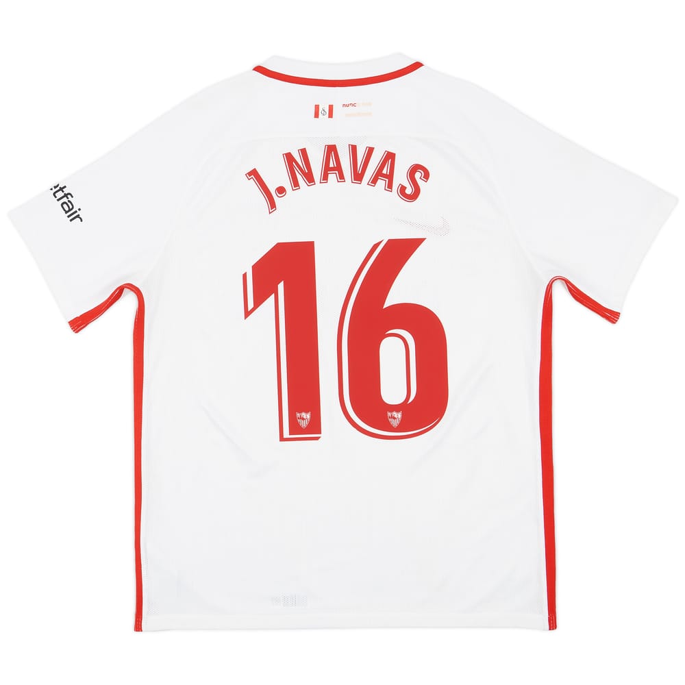 2018-19 Sevilla Home Shirt J.Navas #16 - 8/10 - (XL)