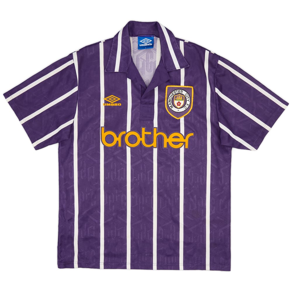 1993-94 Manchester City Away Shirt - 8/10 - (L)