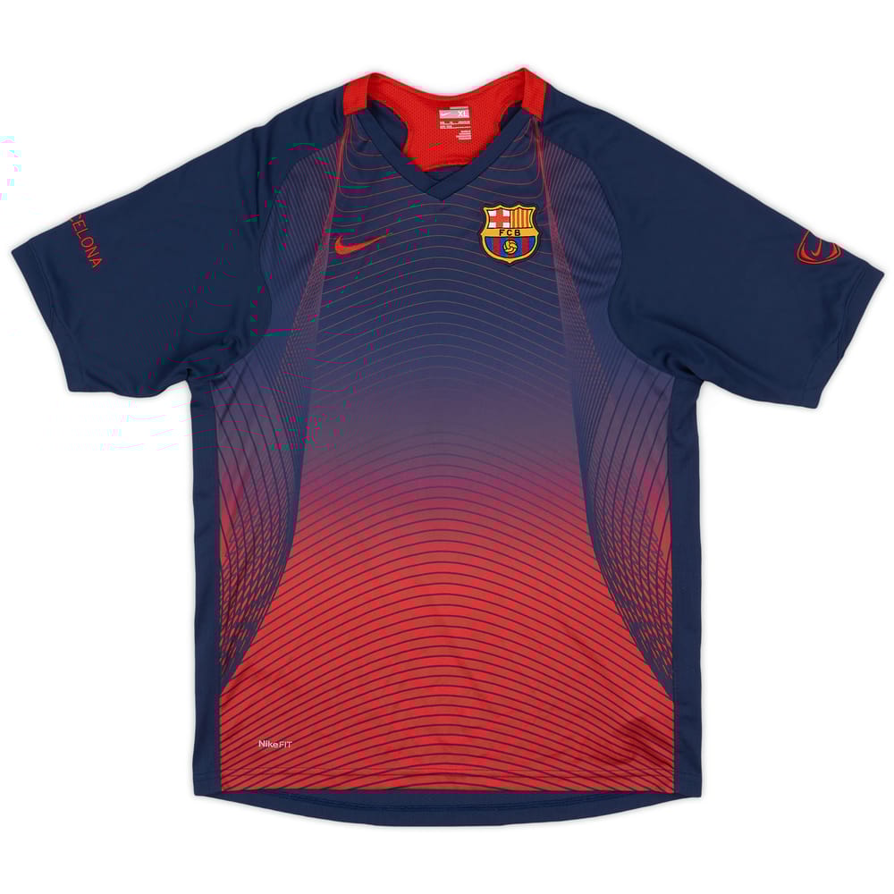 2007-08 Barcelona Nike Training Shirt - 9/10 - (XL.Boys)