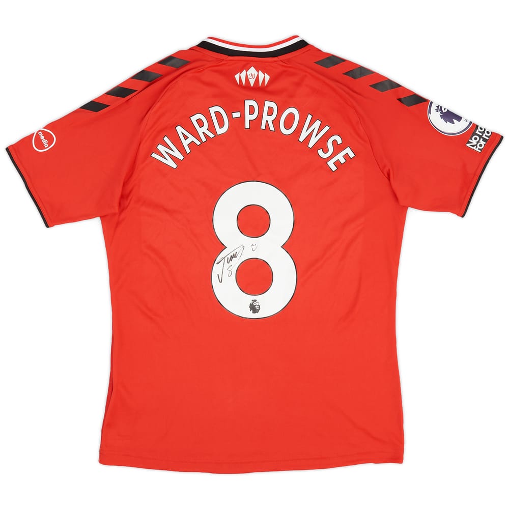 2021-22 Southampton Match Issue Signed Home Shirt Ward-Prowse #8