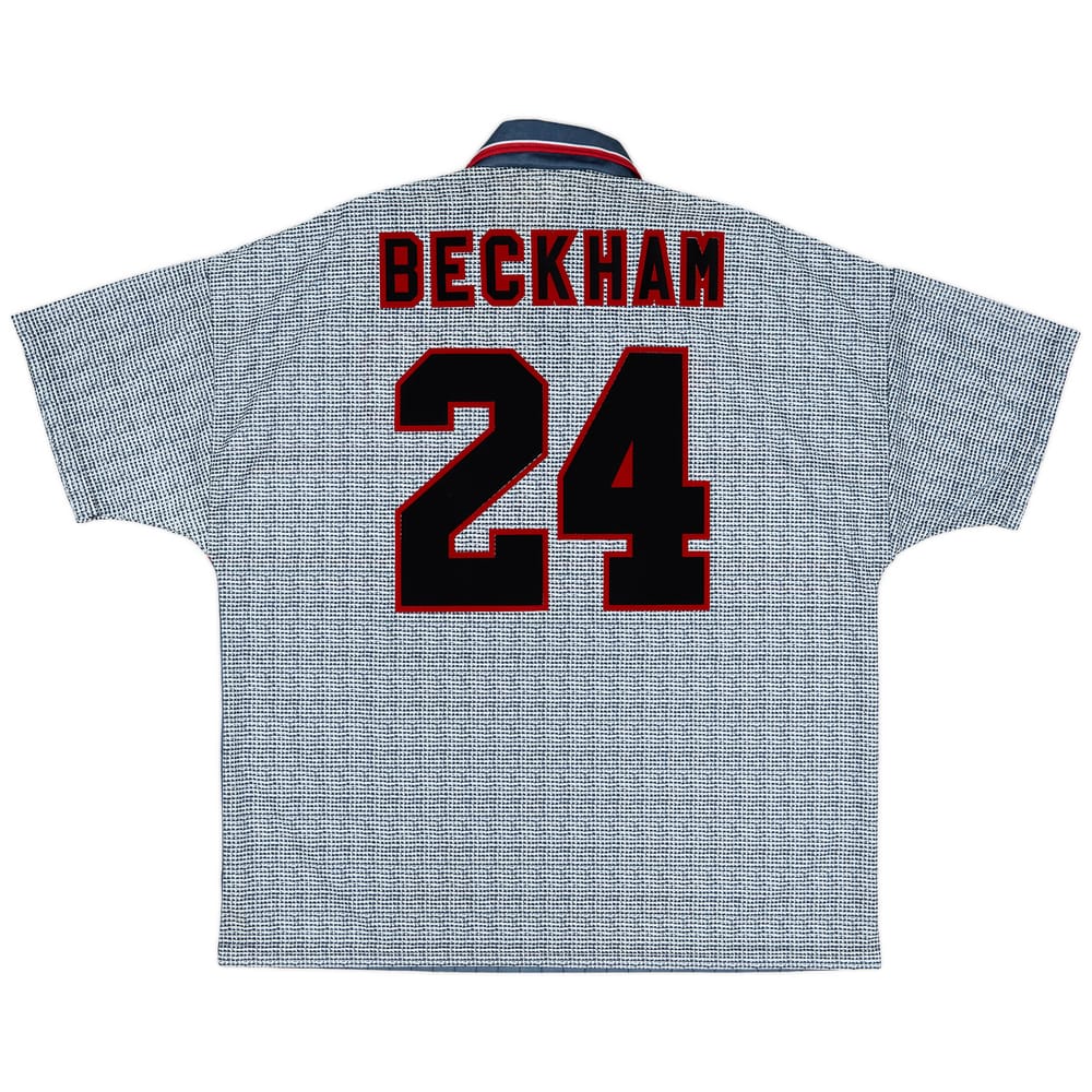 1995-96 Manchester United Away Shirt Beckham #24 (XXL)