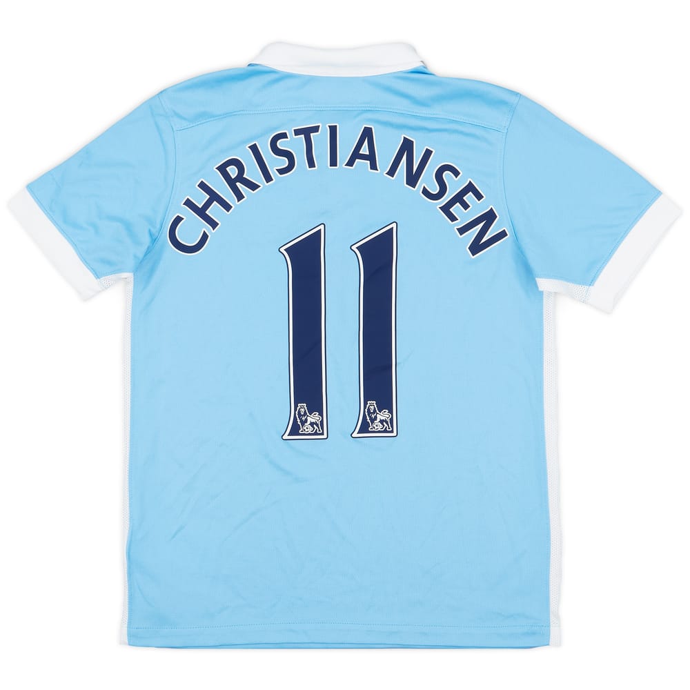 2015-16 Manchester City Home Shirt Christiansen #11 - 5/10 - (L.Boys)