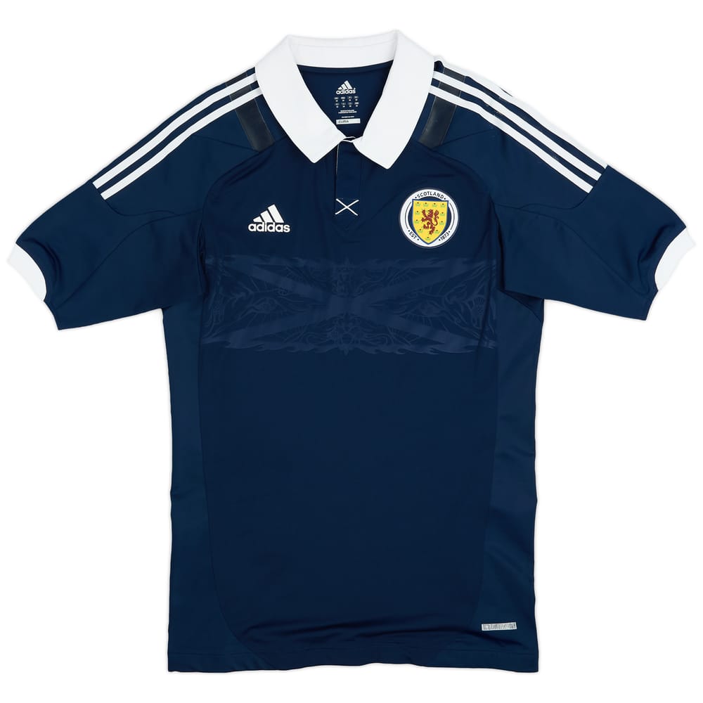 2011-13 Scotland Player Issue Techfit Home Shirt - 6/10 - (XL)