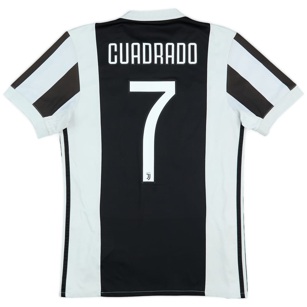 2017-18 Juventus Home Shirt Cuadrado #7 - 5/10 - (S)