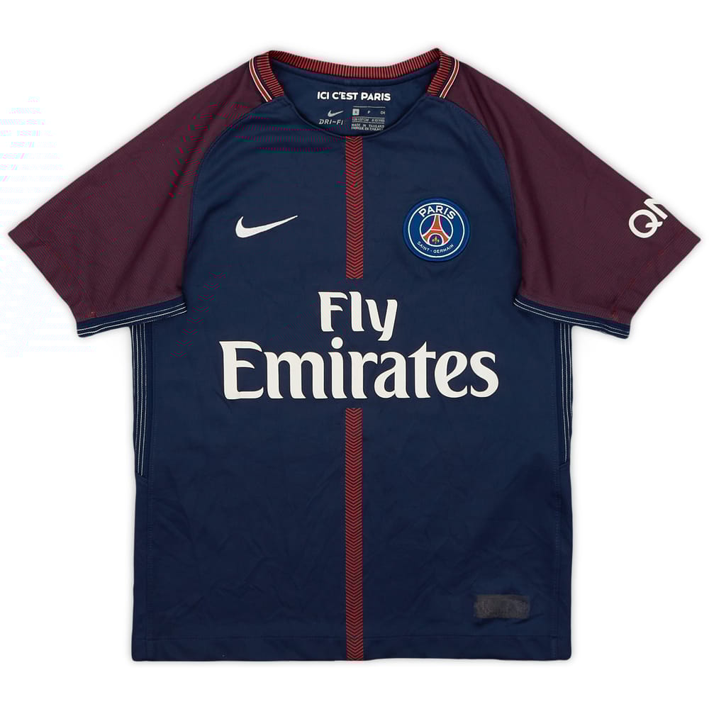 2017-18 Paris Saint-Germain Home Shirt - 7/10 - (S.Boys)