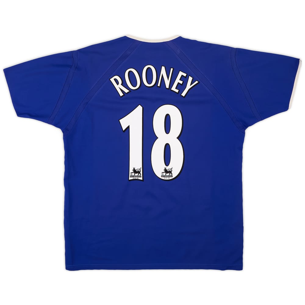 2003-04 Everton Home Shirt Rooney #18 - 8/10 - (L)