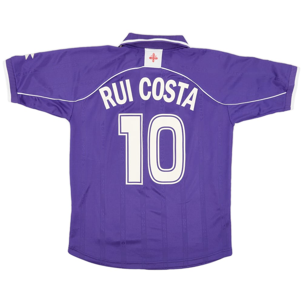 2000-01 Fiorentina Home Shirt Rui Costa #10 - 5/10 - (XL)