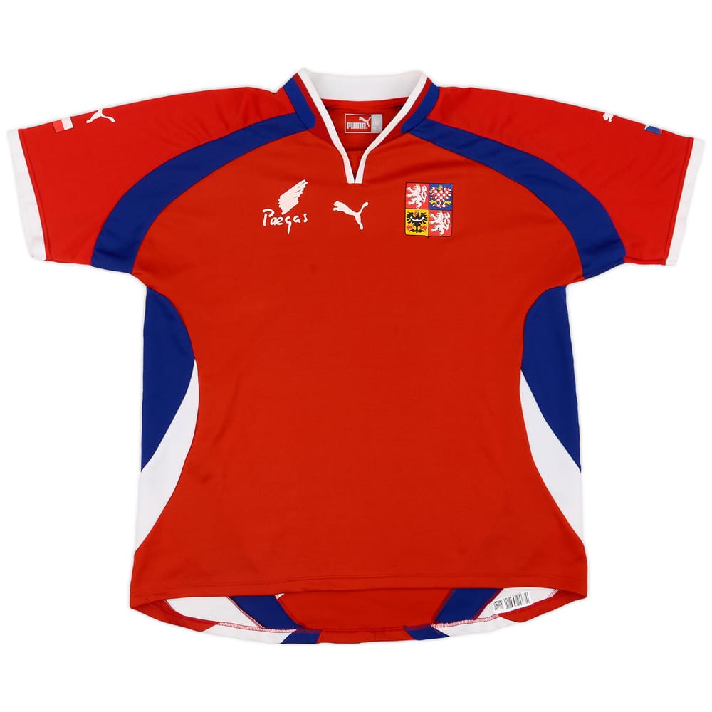 2000-02 Czech Republic Home Shirt - 9/10 - (XL)