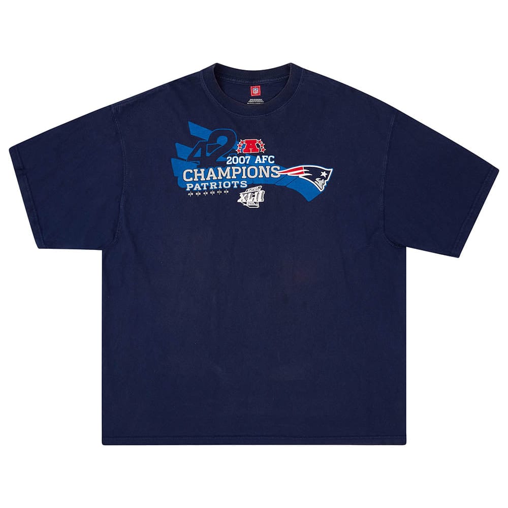 2007 New England Patriots AFC Champions NFL Tee XXL