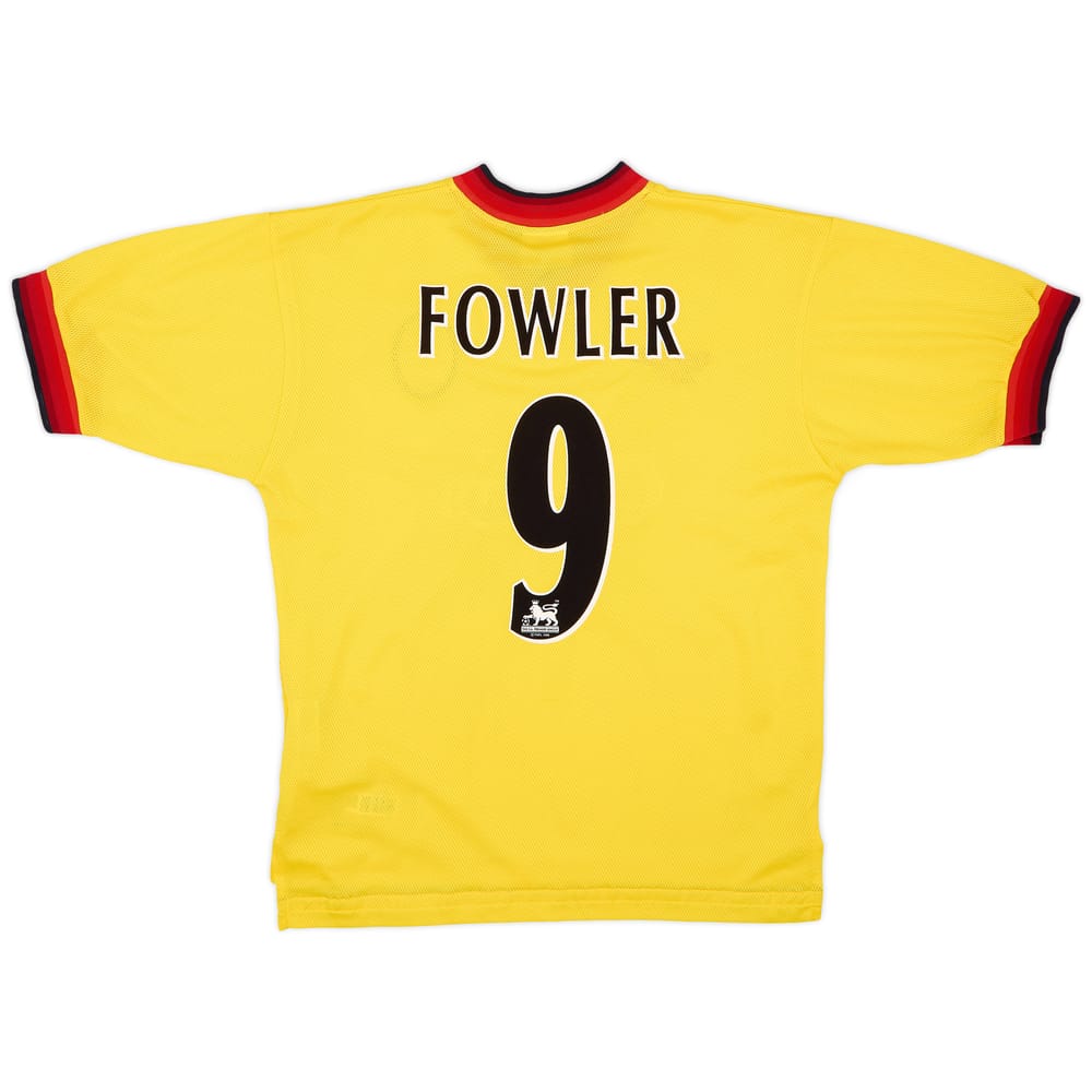 1997-99 Liverpool Away Shirt Fowler #9 - 9/10 - (M)