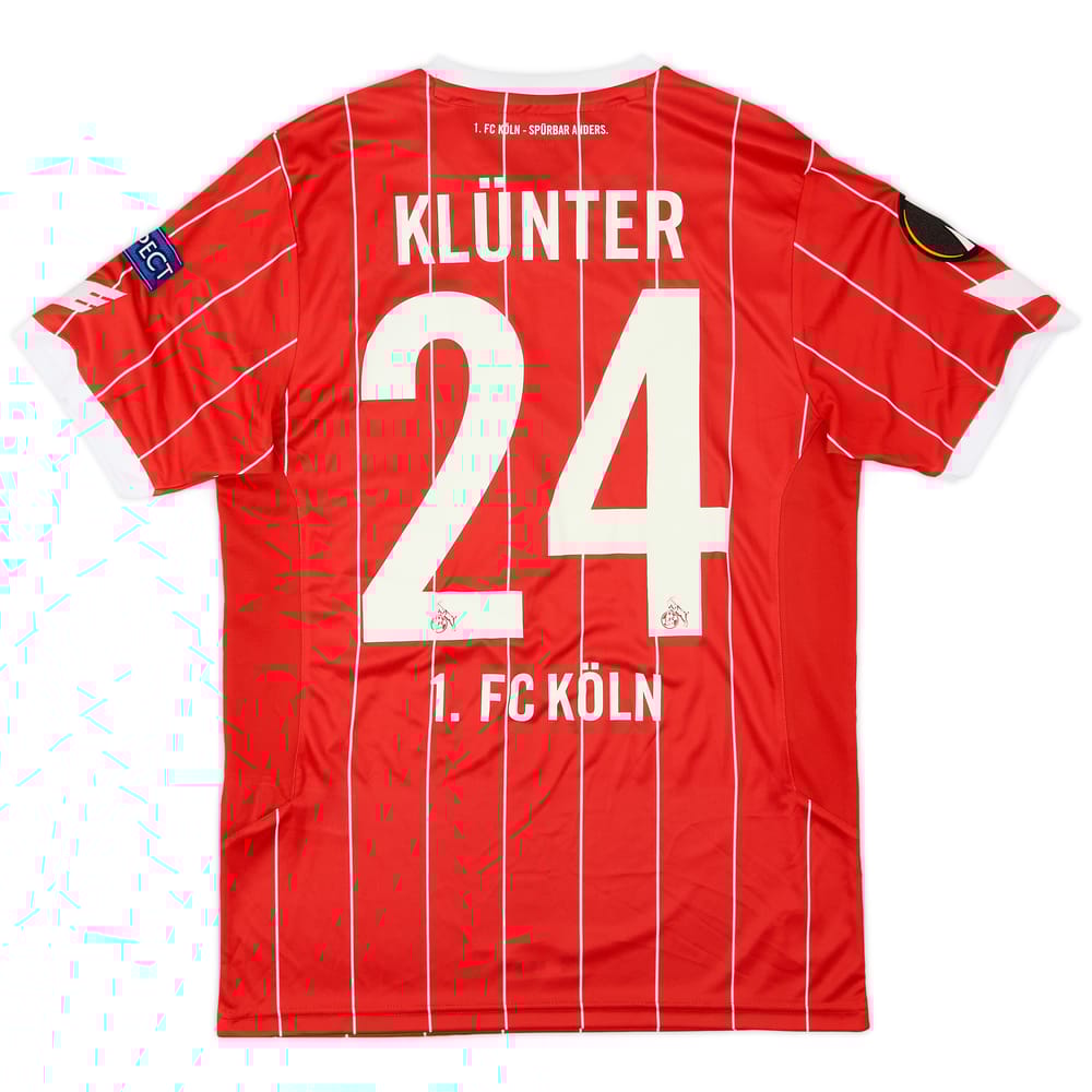 2017-18 FC Koln European Home Shirt Klunter #24 (S)