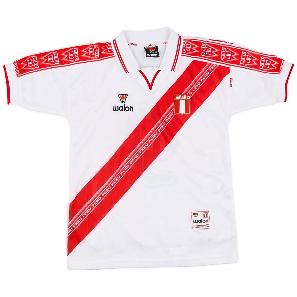 2000-01 Peru Home Shirt #9 - 8/10 - (XL.Boys)