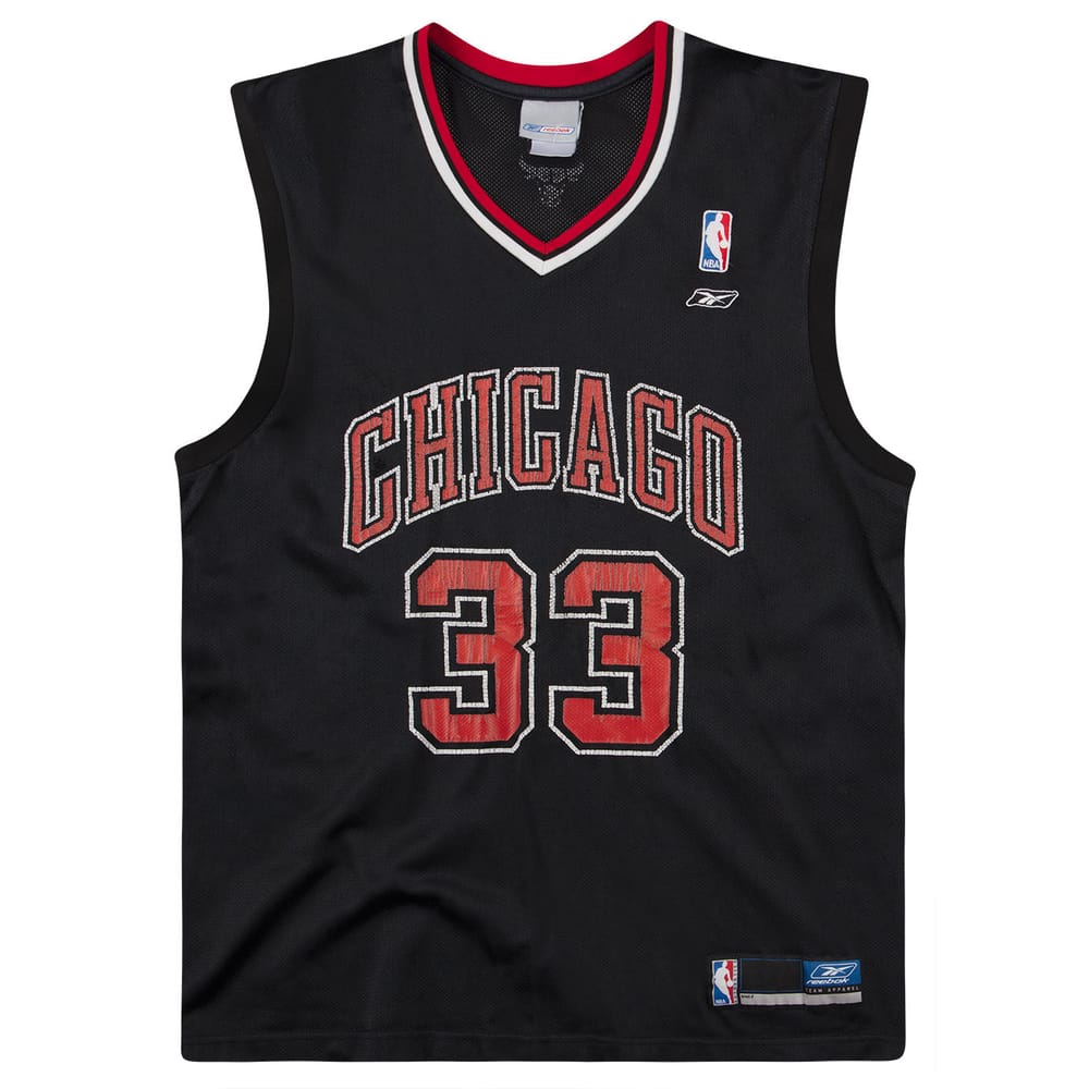2003-04 Chicago Bulls Pippen #33 Reebok Jersey (Alternate) M