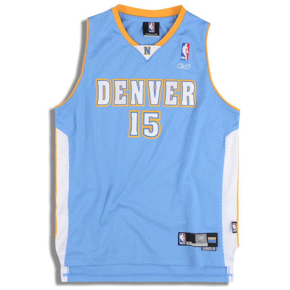 2004-06 Denver Nuggets Anthony #15 Reebok Swingman Jersey (Away) Y