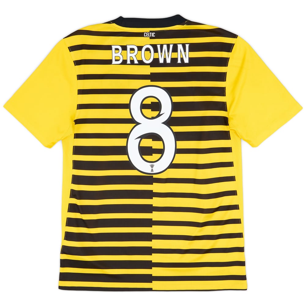 2011-12 Celtic Third Shirt Brown #8 - 9/10 - (S)