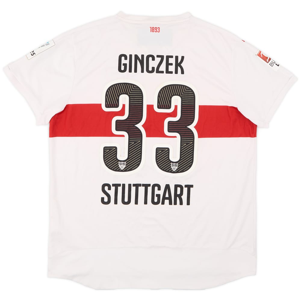 2015- 16 Stuttgart Home Shirt Ginczek #33 - 5/10 - (L)