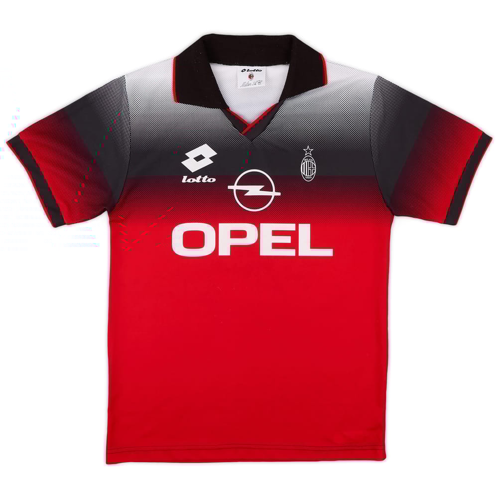 1995-96 AC Milan Lotto Training Shirt - 8/10 - (M)