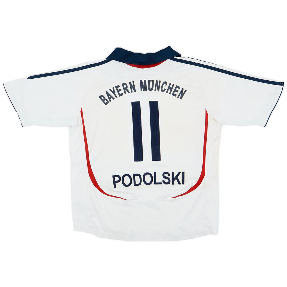 2006-07 Bayern Munich Away Shirt Podolski #11 - 4/10 - (M.Boys)