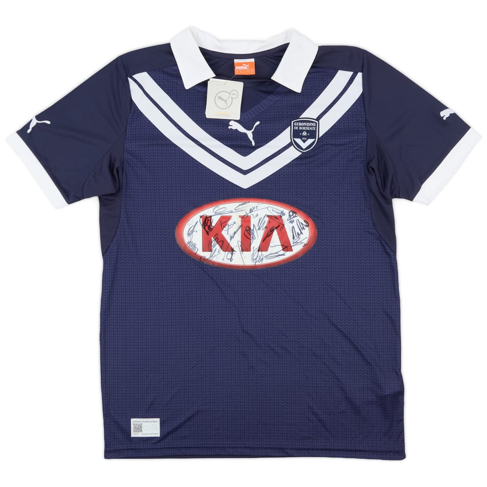 2012-13 Bordeaux Signed Home Shirt (L)