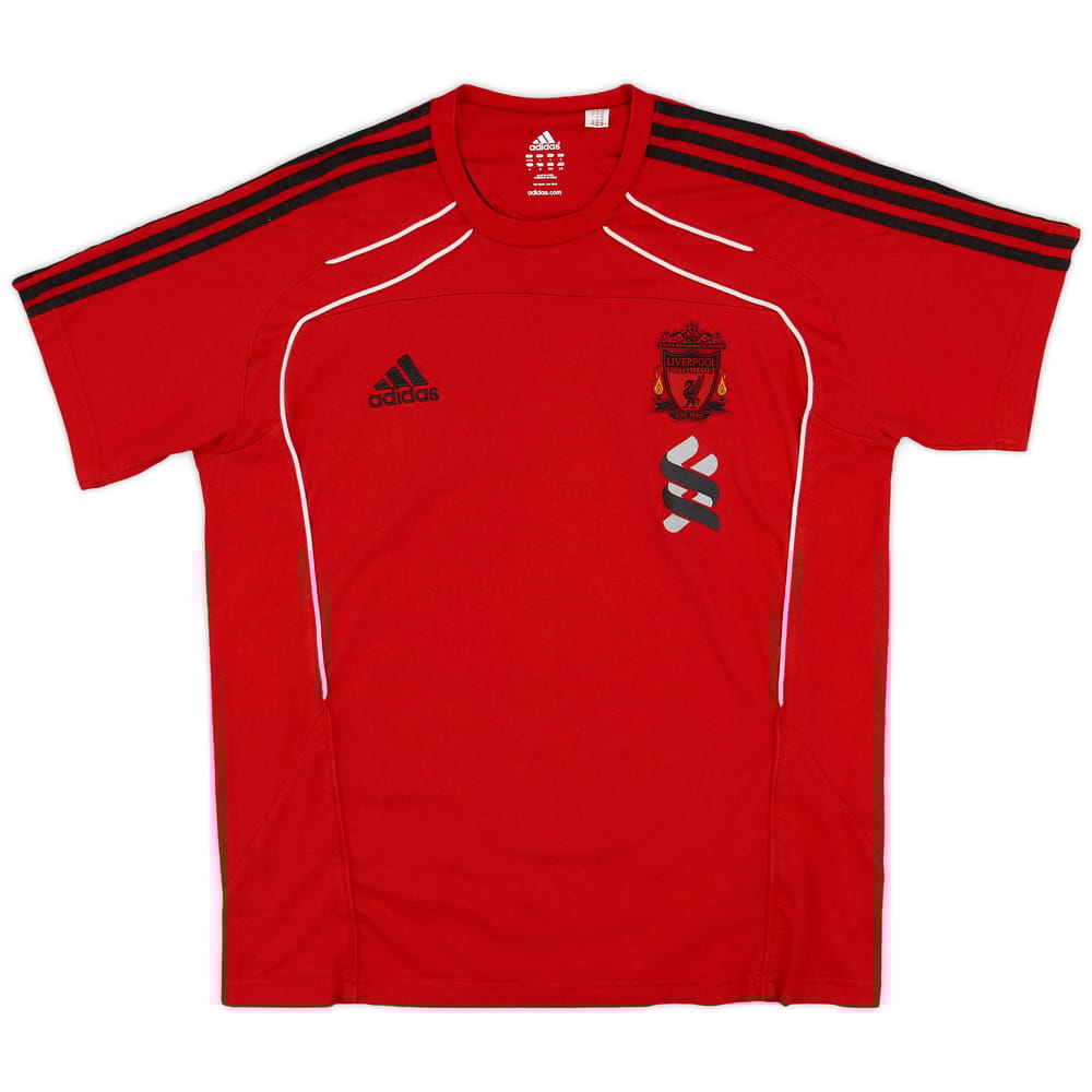 2010-11 Liverpool adidas Training Shirt - 9/10 - (L/XL)