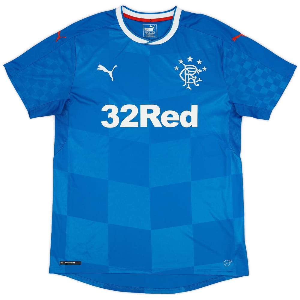 2016-18 Rangers Home Shirt - 9/10 - (L)