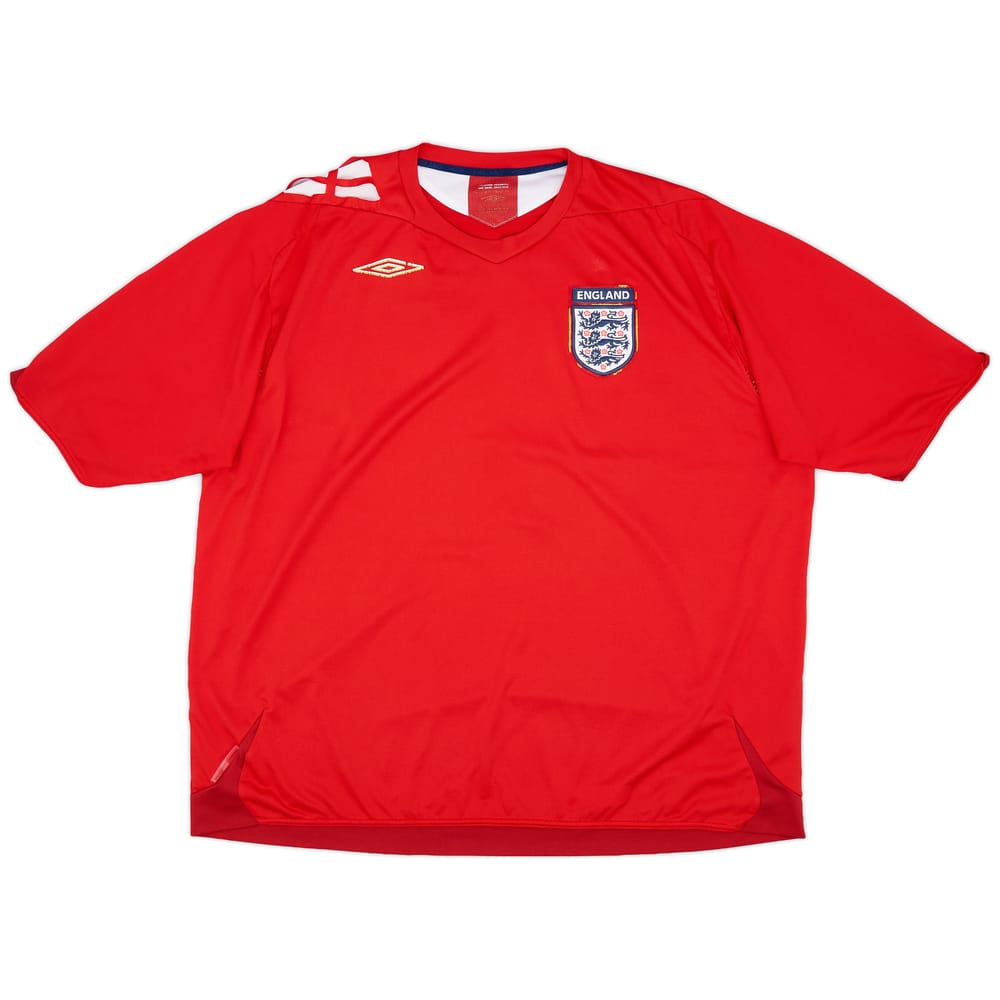 2006-08 England Away Shirt - 5/10 - (XL)