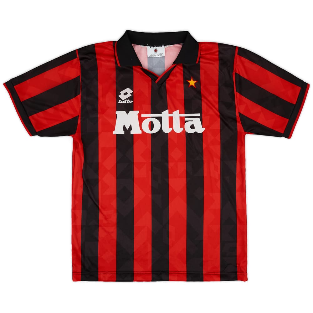 1993-94 AC Milan Home Shirt - 8/10 - (M)