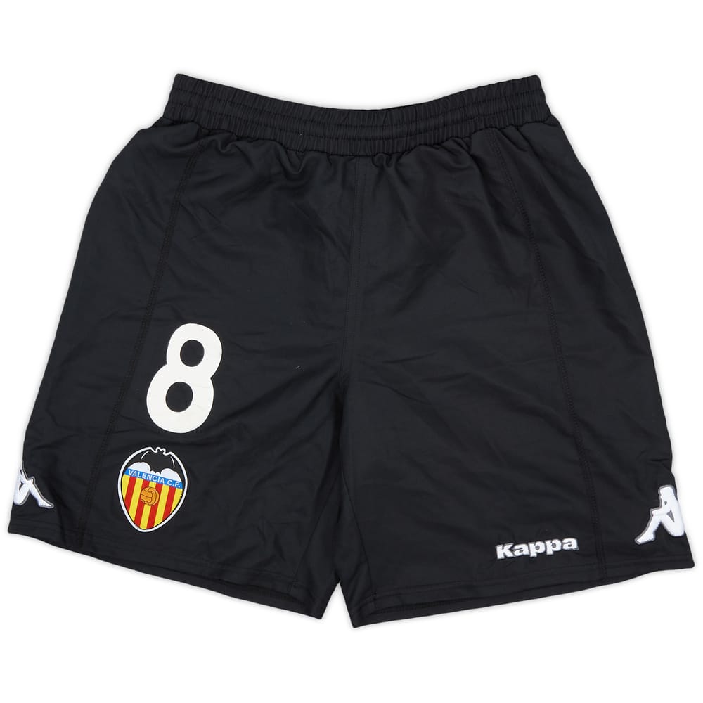 2009-10 Valencia Player Issue Home Shorts #8 (S)
