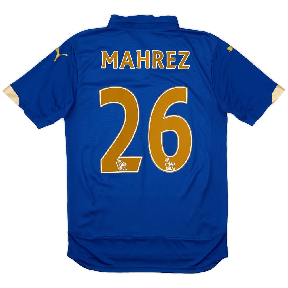 2014-15 Leicester Home Shirt Mahrez #26 - 8/10 - (M)