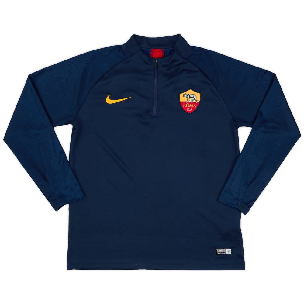 2019-20 Roma Nike 1/4 Zip Training Top - 7/10 - (M)
